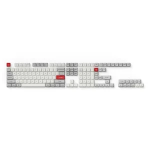 Keychron Double Shot KSA PBT Keycap Set - Dark Grey/White Smoke