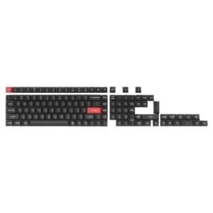 Keychron Double Shot PBT OSA Full Keycap Set - Black/White