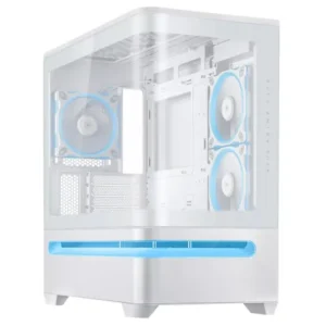ASUS Prime AP202 ARGB mATX White Chassis