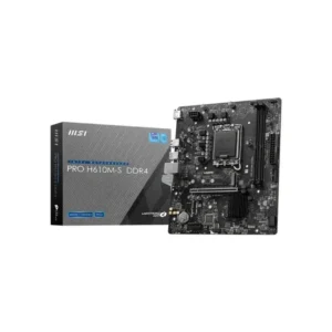 MSI PRO H610M-S DDR4 II LGA1700 M-ATX Motherboard