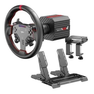 PXN VD4 Direct Drive Sim Racing Wheel – PD-HM Dual Pedal – Z8 Clamp Bundle