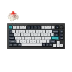 Keychron Q6 Max 100% Full Assembled Knob Red Switch Hot-Swap Gateron Jupiter RGB Wireless Keyboard - Black