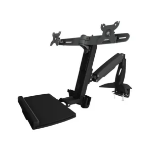 Aavara WS742 Dual-Monitor Sit-Stand Workstation