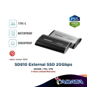 Adata SD810 1TB USB3.2 Gen2 x2 Type-C External SSD