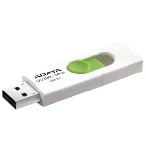 Adata UV320 64GB USB3.2 Gen1 Type-A Flash Drive - White