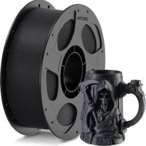 Anycubic PETG-CF Satin Carbon Fiber Filament 1kg – Titanium Grey
