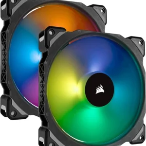140mm Corsair ML140 x2