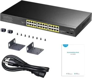 Cudy 24-Port Gigabit PoE+ Unmanaged Switch