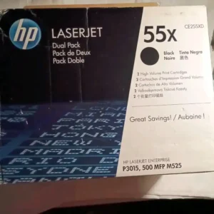 HP 55X 2-Pack High Yield Black Original LaserJet Toner Cartridges (CE255XD)