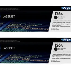 HP 126A Black Original LaserJet Toner Cartridge Dual Pack (CE310AD)