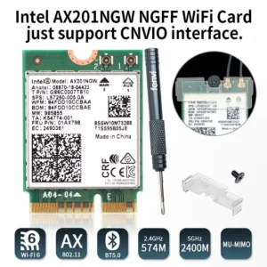 Intel Wifi6 AX201 m.2 key-e