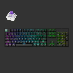 Keychron K10 HE 100% Hot-Swap Gateron Dbl-Rail Nebula Switch RGB Wireless Keyboard - Black