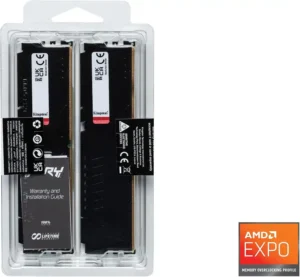 Kingston Fury Beast - 16GB x2 (32GB) , DDR5-5600MT/s , CL36 , Black