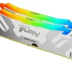 Kingston Fury Renegade RGB - 16GB x2 (32GB) , DDR5-6400MT/s , CL32 , White