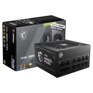 MSI MAG A850GL PCIe5 ATX3.1 80 PLUS Gold Modular Power Supply