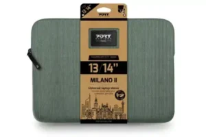 Port Designs Milano II Eco 13/14" Universal Laptop Sleeve - Sage Green