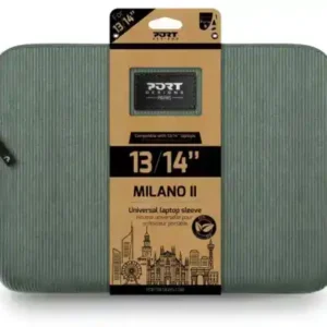 Port Designs Milano II Eco 13/14" Universal Laptop Sleeve - Sage Green
