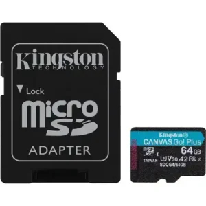 Kingston Canvas Go! Plus 64GB microSDXC Card