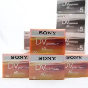 Sony 5pack mini dv tape 60min
