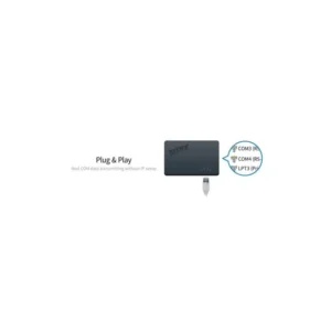 SUNIX DPAM21H00 DevicePort 2-Port RS-232 + LPT Ethernet/WiFi Replicator