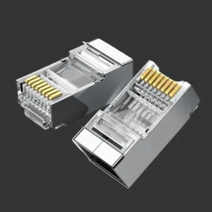 UGREEN NW111 RJ45 Cat6 Ethernet Network Head 100 Pack - Silver/Transparent