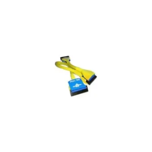 Vantec 25cm (10") Rounded FDD Cable with Pull Tab - Yellow