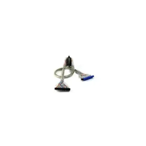 Vantec 60cm (24") Rounded ATA133 IDE Cable - Clear Copper, 2 Connectors