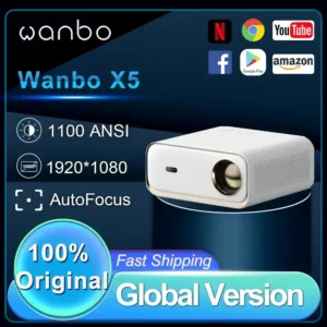Wanbo X5S 1080P VIDAA OS 1100ANSI Projector
